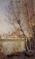 Corot, Jean-Baptiste-Camille - Nantes - the Cathedral and the City Seen throuth the Trees